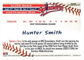 2016 Grandstand Lowell Spinners Update #NNO Hunter Smith Back