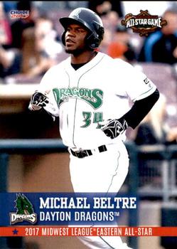 2017 Choice Midwest League All-Stars #07 Michael Beltre Front