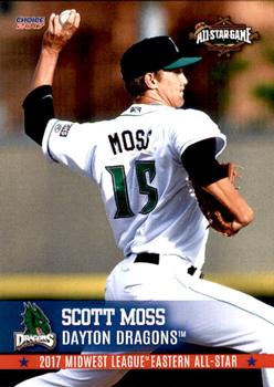 2017 Choice Midwest League All-Stars #10 Scott Moss Front