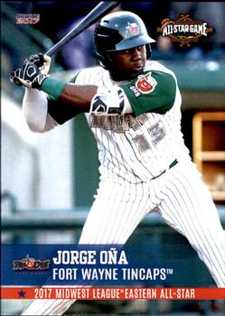 2017 Choice Midwest League All-Stars #15 Jorge Ona Front