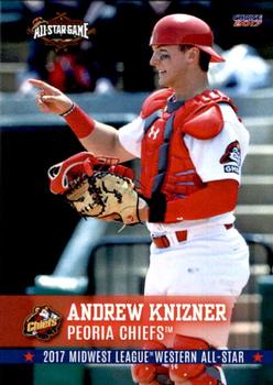 2017 Choice Midwest League All-Stars #56 Andrew Knizner Front
