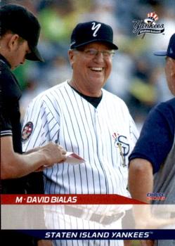 2016 Choice Staten Island Yankees #1 David Bialas Front