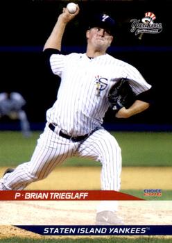 2016 Choice Staten Island Yankees #17 Brian Trieglaff Front
