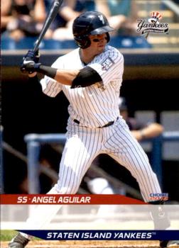 2016 Choice Staten Island Yankees #22 Angel Aguilar Front