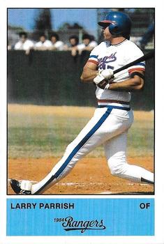 1984 Jarvis Press Texas Rangers #NNO Larry Parrish Front