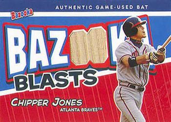 2004 Bazooka - Blasts Bat Relics #BB-CJ Chipper Jones Front