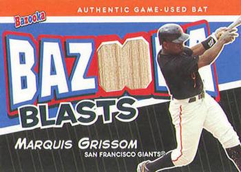 2004 Bazooka - Blasts Bat Relics #BB-MG Marquis Grissom Front