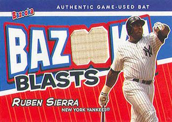 2004 Bazooka - Blasts Bat Relics #BB-RS Ruben Sierra Front