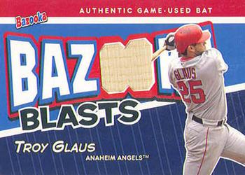 2004 Bazooka - Blasts Bat Relics #BB-TG Troy Glaus Front