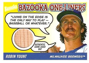 2004 Bazooka - Bazooka One-Liners Relics #BOL-RY Robin Yount Front