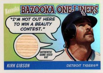 2004 Bazooka - Bazooka One-Liners Relics Parallel 25 #BOL-KG1 Kirk Gibson Front