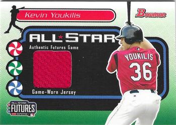 2004 Bowman - Futures Game Gear Jersey Relics #FG-KY Kevin Youkilis Front