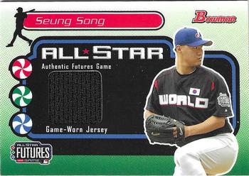 2004 Bowman - Futures Game Gear Jersey Relics #FG-SJS Seung Song Front