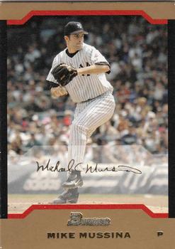 2004 Bowman - Gold #55 Mike Mussina Front
