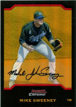 2004 Bowman Chrome - Gold Refractors #70 Mike Sweeney Front