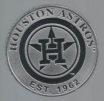 2017 Houston Astros Commemorative Coins #NNO George Springer Back