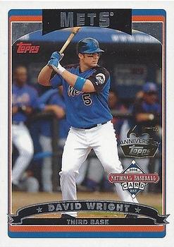 2016 Topps - 65th Anniversary Buybacks Silver Stamp #9 David Wright Front