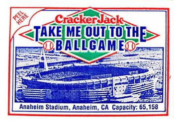 1993 Cracker Jack 1915 Replicas - Take Me Out to the Ballgame  / Stadiums #NNO Anaheim Stadium Front