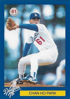 1994 Los Angeles Dodgers Police #NNO Chan Ho Park Front