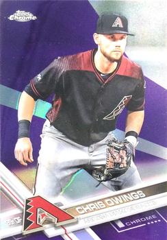 2017 Topps Chrome - Purple Refractor #58 Chris Owings Front
