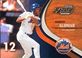 2002 Playoff Piece of the Game #5 Roberto Alomar Front