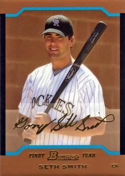 2004 Bowman Draft Picks & Prospects - Gold #BDP74 Seth Smith Front