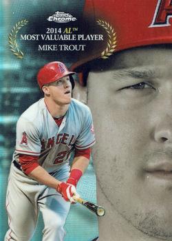 2017 Topps Chrome - MLB Award Winners #MAW-3 Mike Trout Front