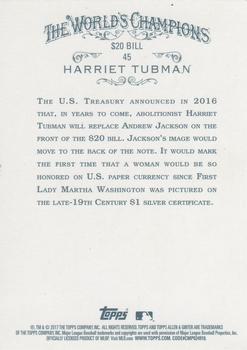 2017 Topps Allen & Ginter X #45 Harriet Tubman Back