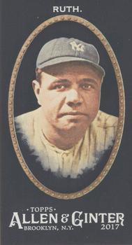 2017 Topps Allen & Ginter X - Mini #4 Babe Ruth Front