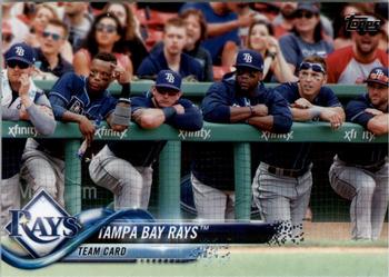 2018 Topps #468 Tampa Bay Rays Front