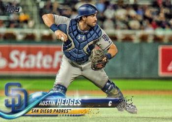 2018 Topps #609 Austin Hedges Front