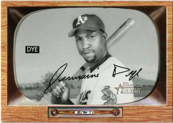 2004 Bowman Heritage - Black and White #5 Jermaine Dye Front