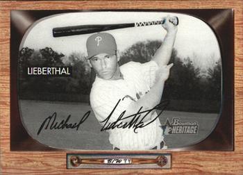 2004 Bowman Heritage - Black and White #18 Mike Lieberthal Front