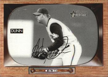 2004 Bowman Heritage - Black and White #32 Adam Dunn Front