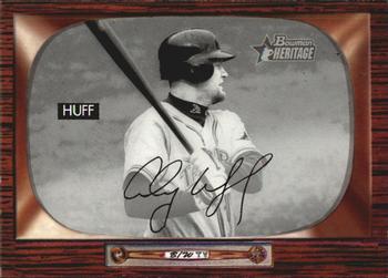 2004 Bowman Heritage - Black and White #77 Aubrey Huff Front