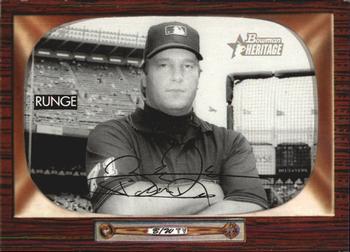 2004 Bowman Heritage - Black and White #274 Brian Runge Front