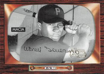 2004 Bowman Heritage - Black and White #325 Wanell Macia Front