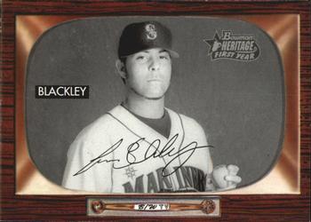 2004 Bowman Heritage - Black and White #326 Travis Blackley Front