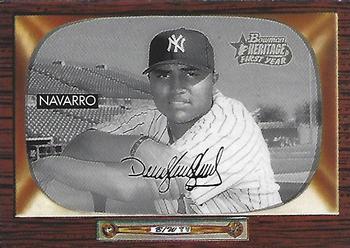 2004 Bowman Heritage - Black and White #338 Dioner Navarro Front