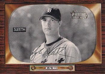2004 Bowman Heritage - Black and White #343 Kyle Sleeth Front