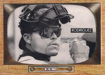 2004 Bowman Heritage - Black and White #35 Ivan Rodriguez Front