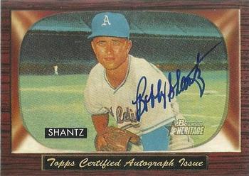 2004 Bowman Heritage - Signs of Glory #SG-BS Bobby Shantz Front