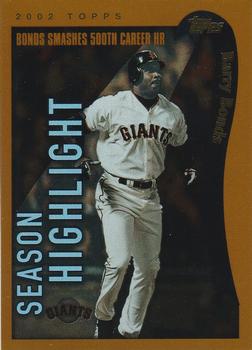 2002 Topps #332 Barry Bonds Front