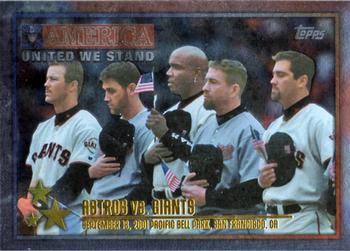 2002 Topps #364 Astros vs. Giants Front