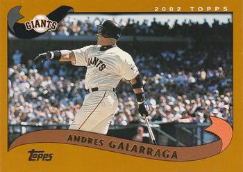 2002 Topps #565 Andres Galarraga Front