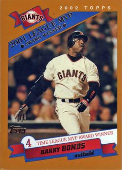 2002 Topps #717 Barry Bonds Front