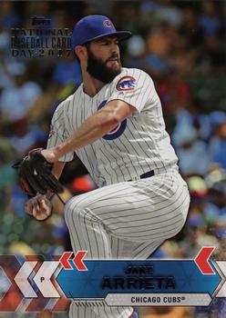 2017 Topps National Baseball Card Day - Chicago Cubs #CC-2 Jake Arrieta Front