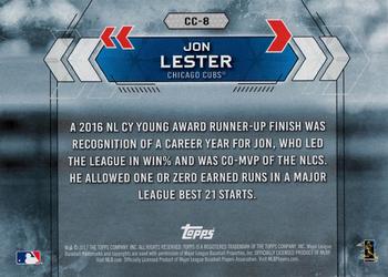 2017 Topps National Baseball Card Day - Chicago Cubs #CC-8 Jon Lester Back