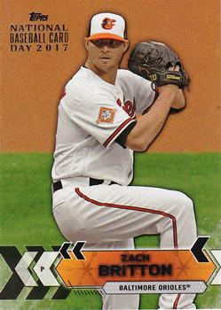 2017 Topps National Baseball Card Day - Baltimore Orioles #BAL-6 Zach Britton Front