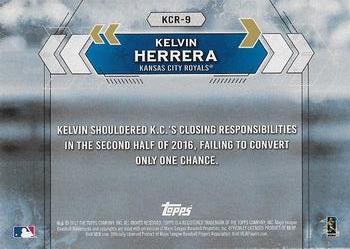 2017 Topps National Baseball Card Day - Kansas City Royals #KCR-9 Kelvin Herrera Back